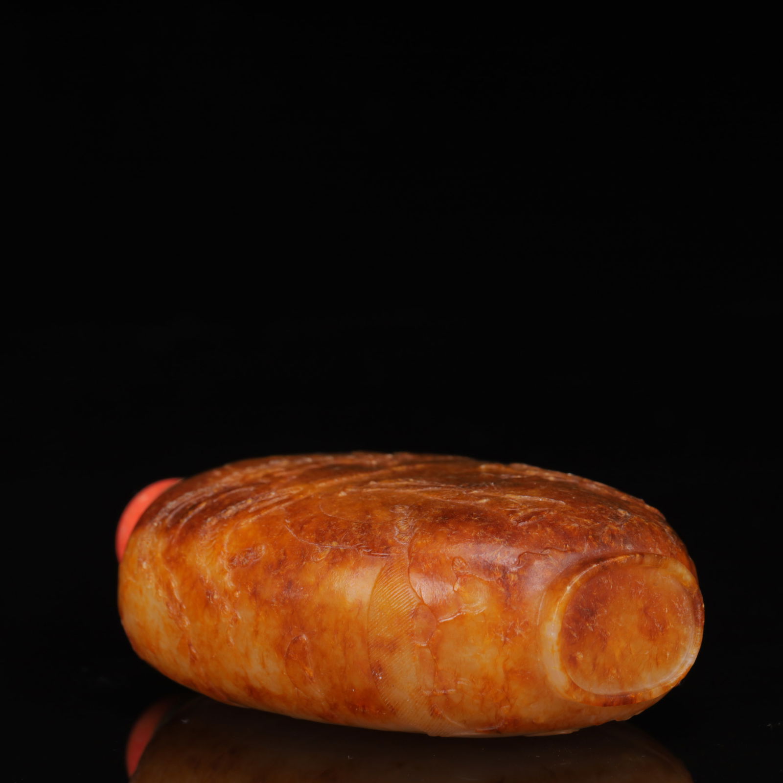 An Exquisite White Jade Figure Pattern Snuff Bottle - 11