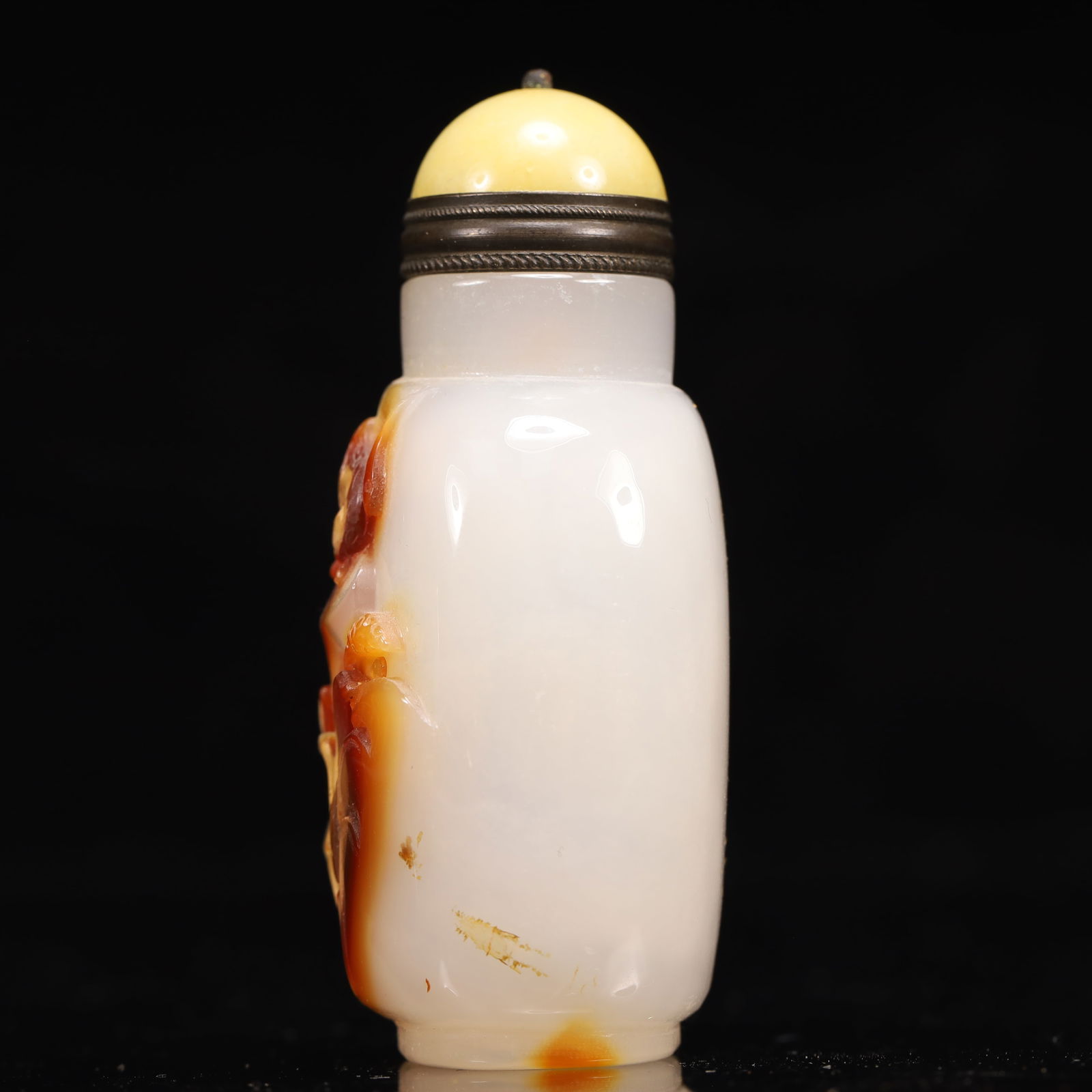 An Exquisite Agate Flower and Fruit Pattern Snuff Bottle - 6