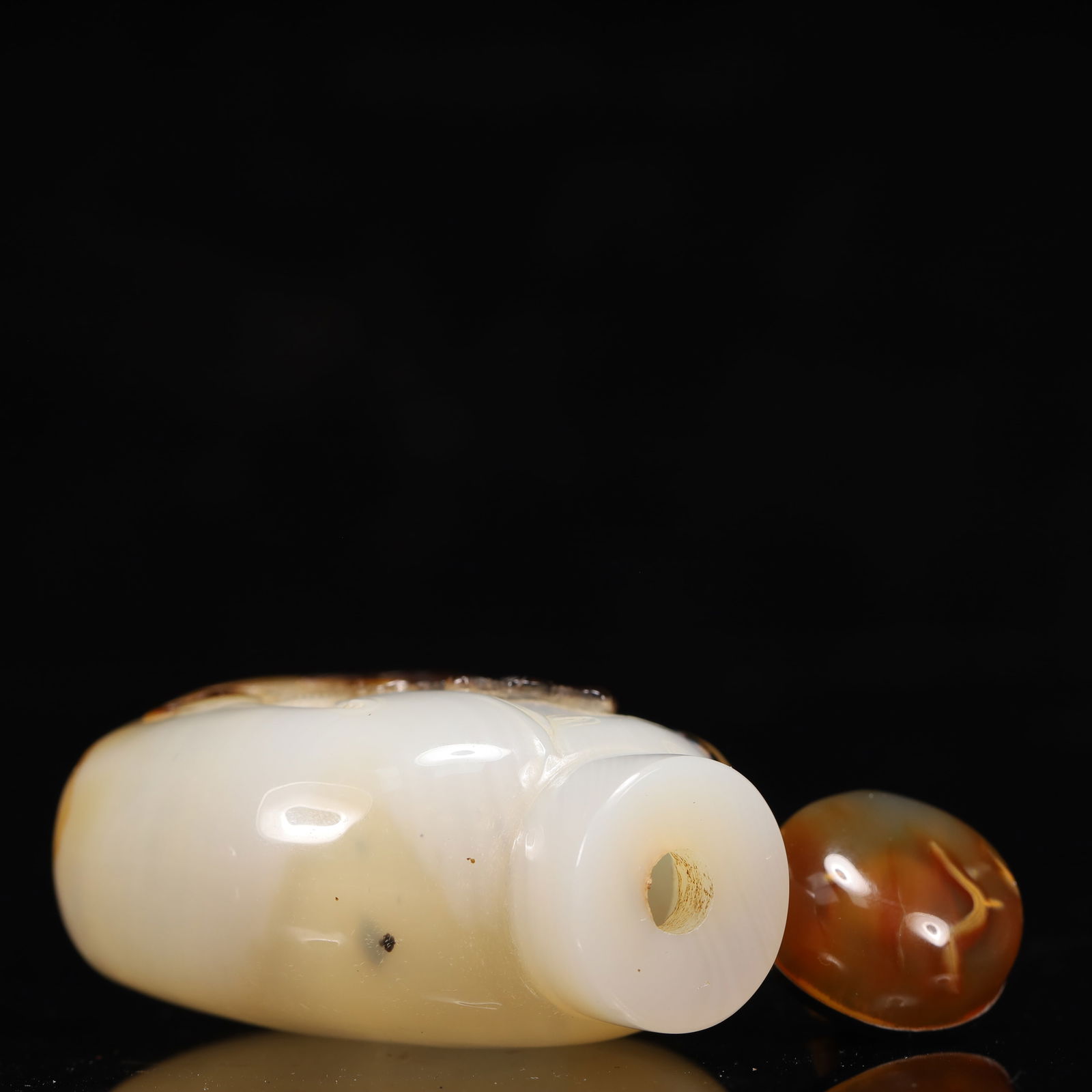 An Exquisite Agate Figure Pattern Snuff Bottle - 7