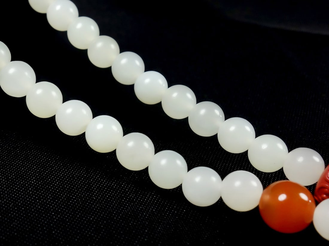 An Exquisite White Jade Bracelets - 7