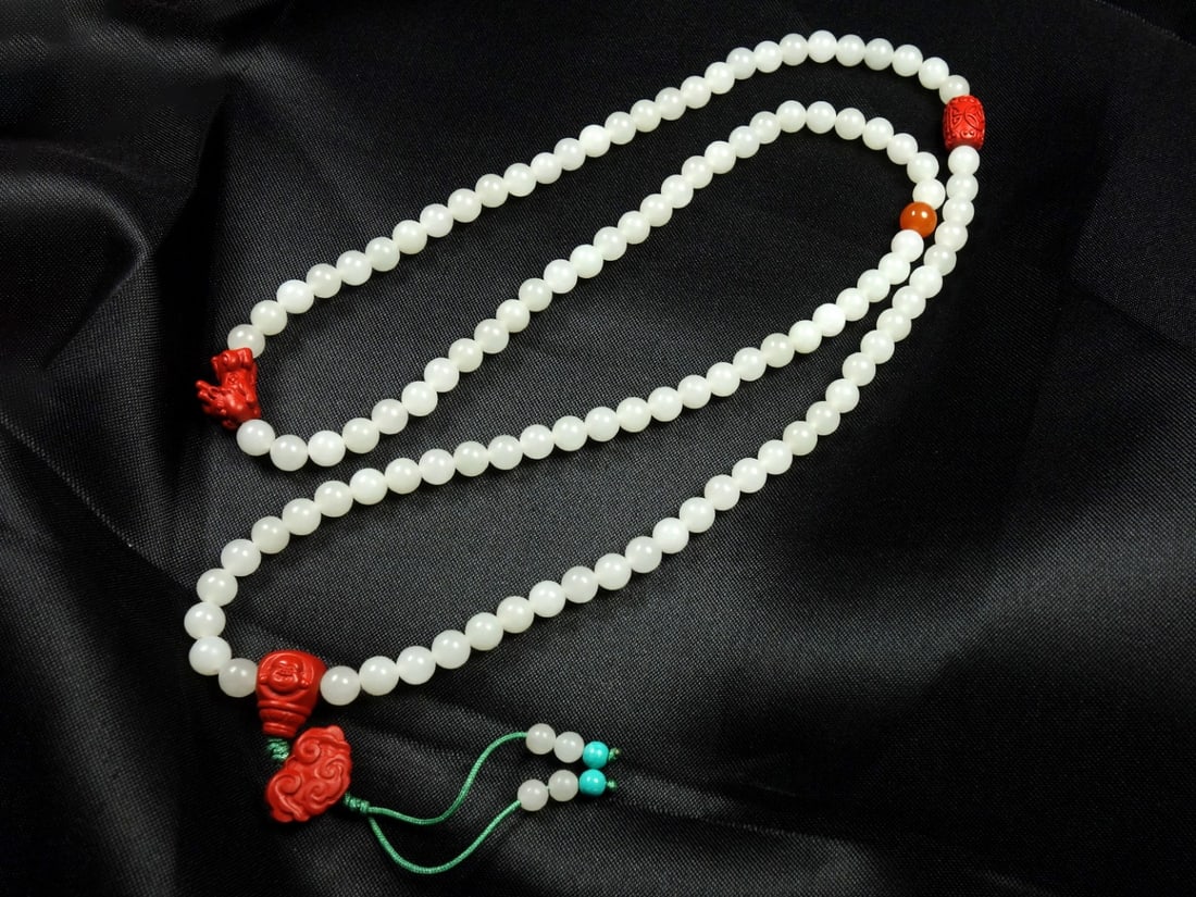 An Exquisite White Jade Bracelets - 7
