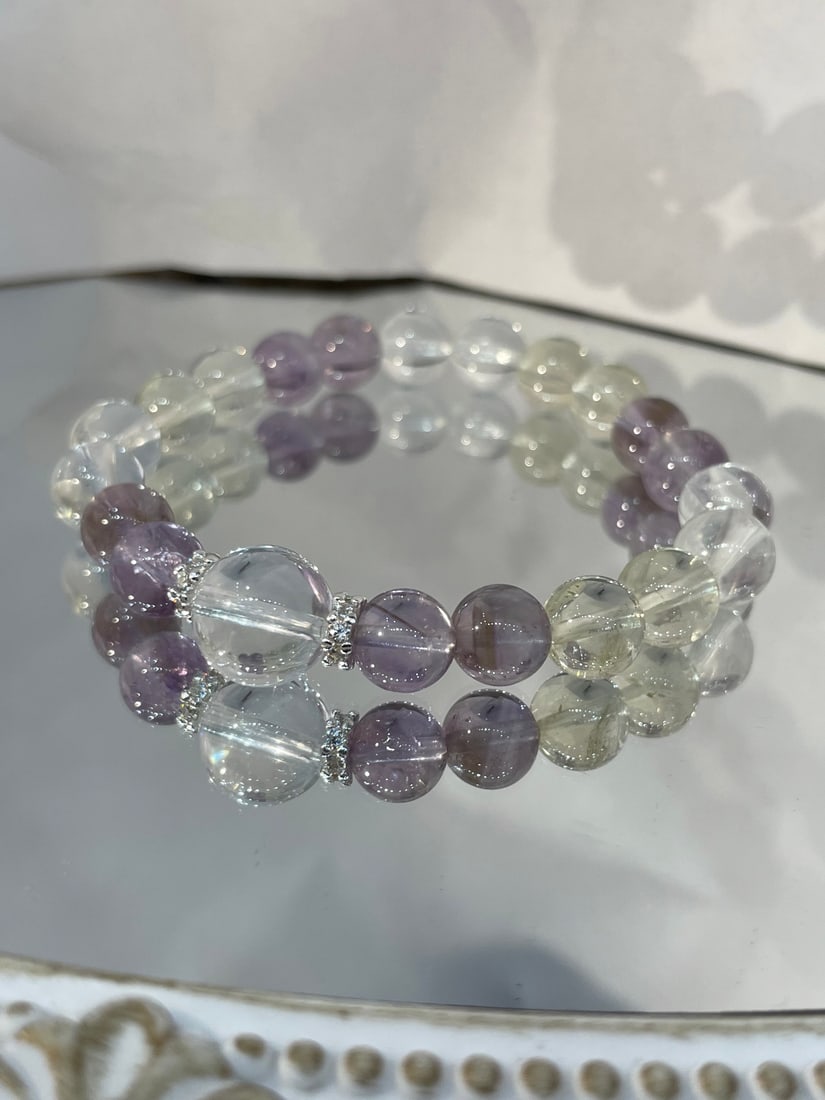 An Exquisite Crystal Bracelet: An Exquisite Crystal Bracelet,Size:0.3in 水晶手串