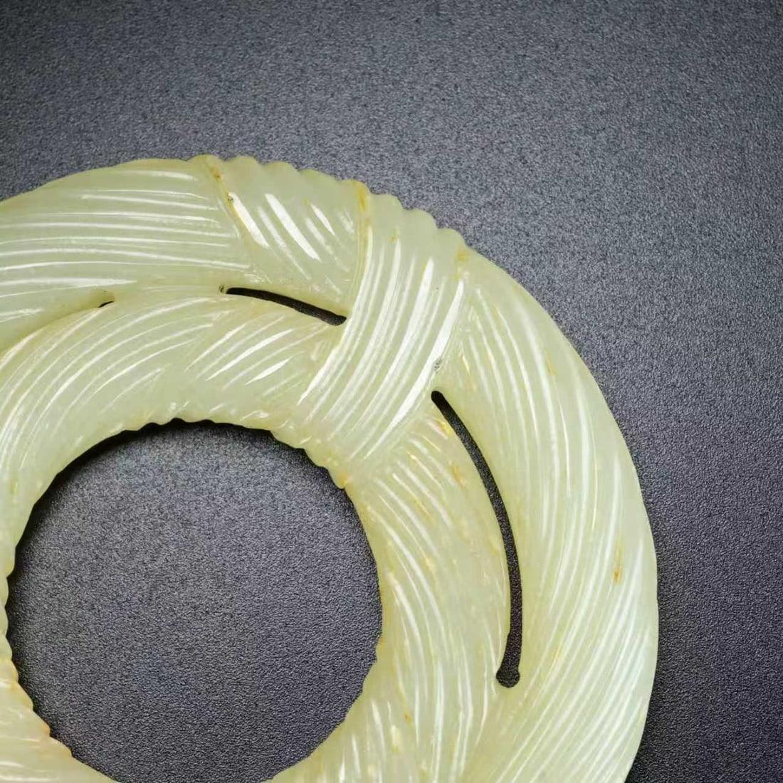 A Exquisite Hotan Jade Ring - 5