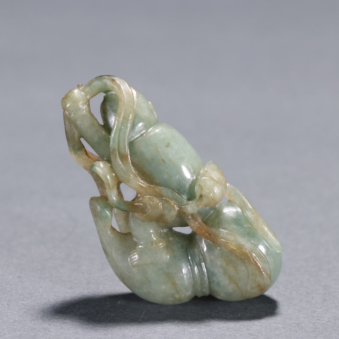A Exquisite Jadeite Figures Ornament - 5