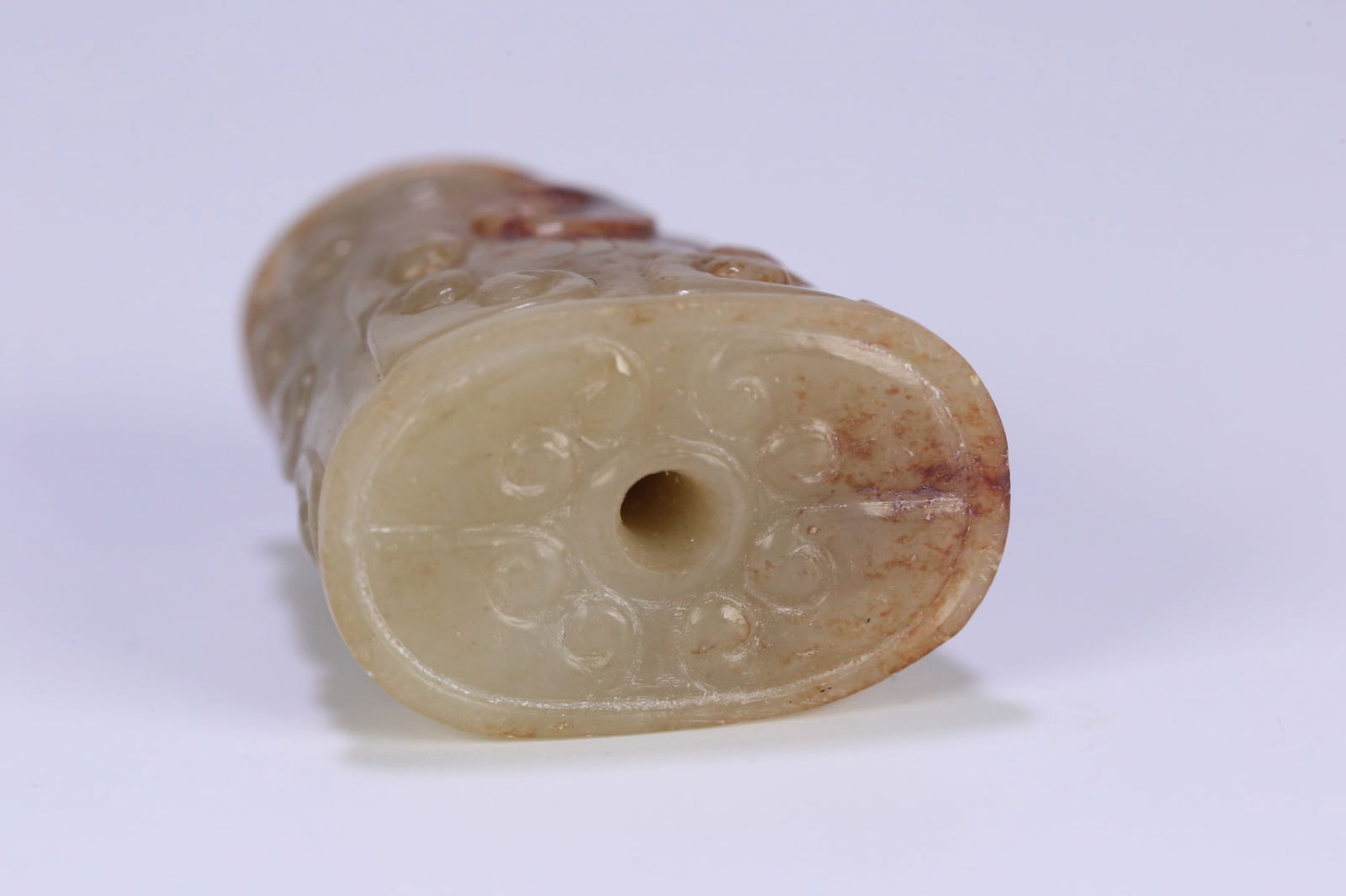 A Exquisite Gaogu Jade Cloud Pattern Ornament - 4