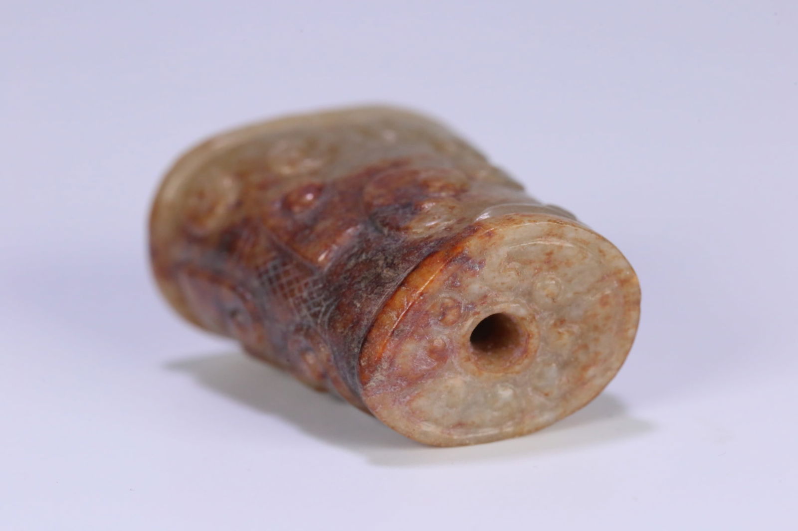 A Exquisite Gaogu Jade Cloud Pattern Ornament - 5