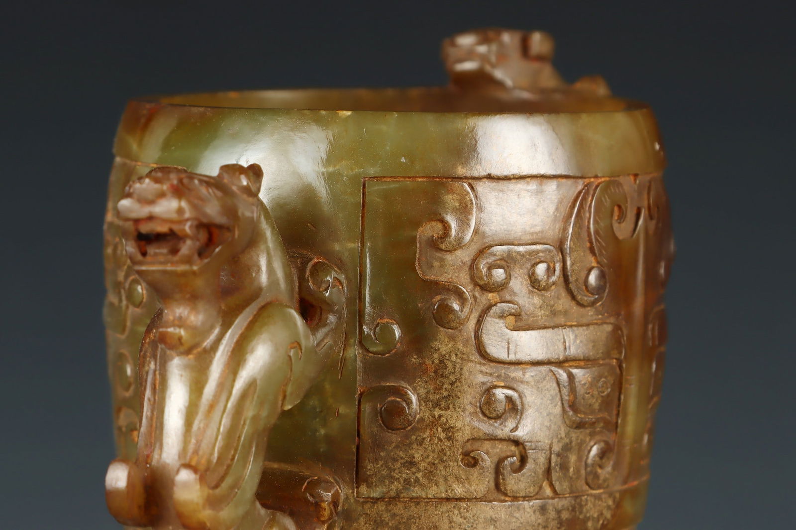 A Exquisite Hotan Jade Cup - 4