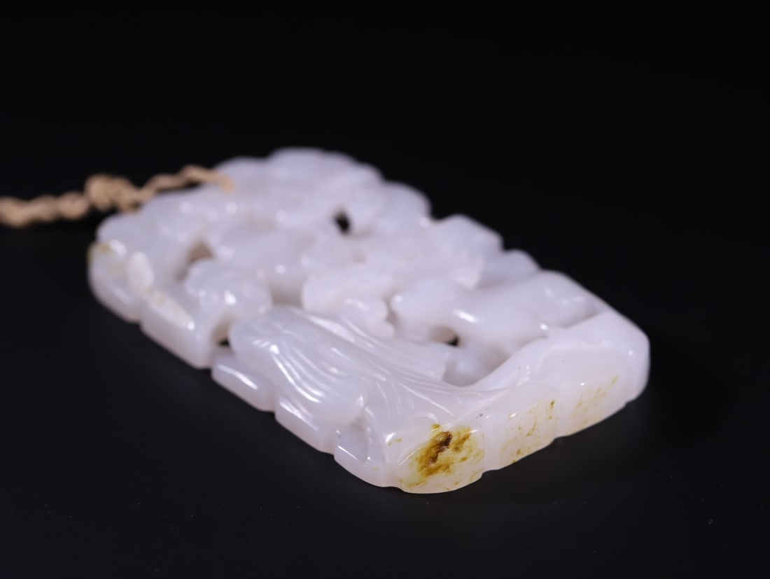 A Exquisite Hotan Jade Figures Ornament - 6