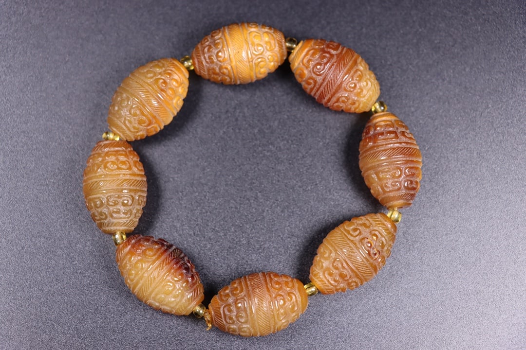 A Exquisite Hotan Jade Bracelets - 7