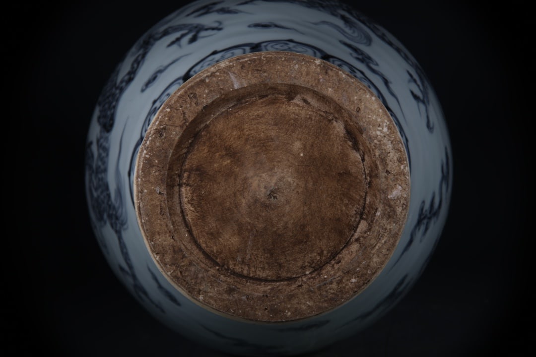 Blue and White Dragon Pattern Vase - 7