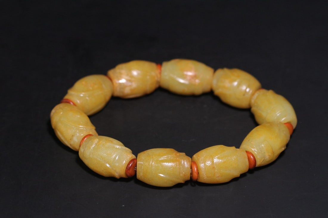A Exquisite Gaogu Jade Bracelets - 2