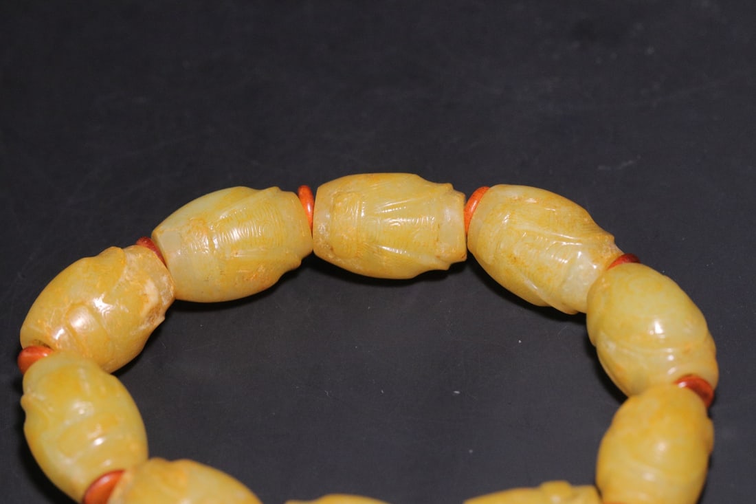 A Exquisite Gaogu Jade Bracelets - 6