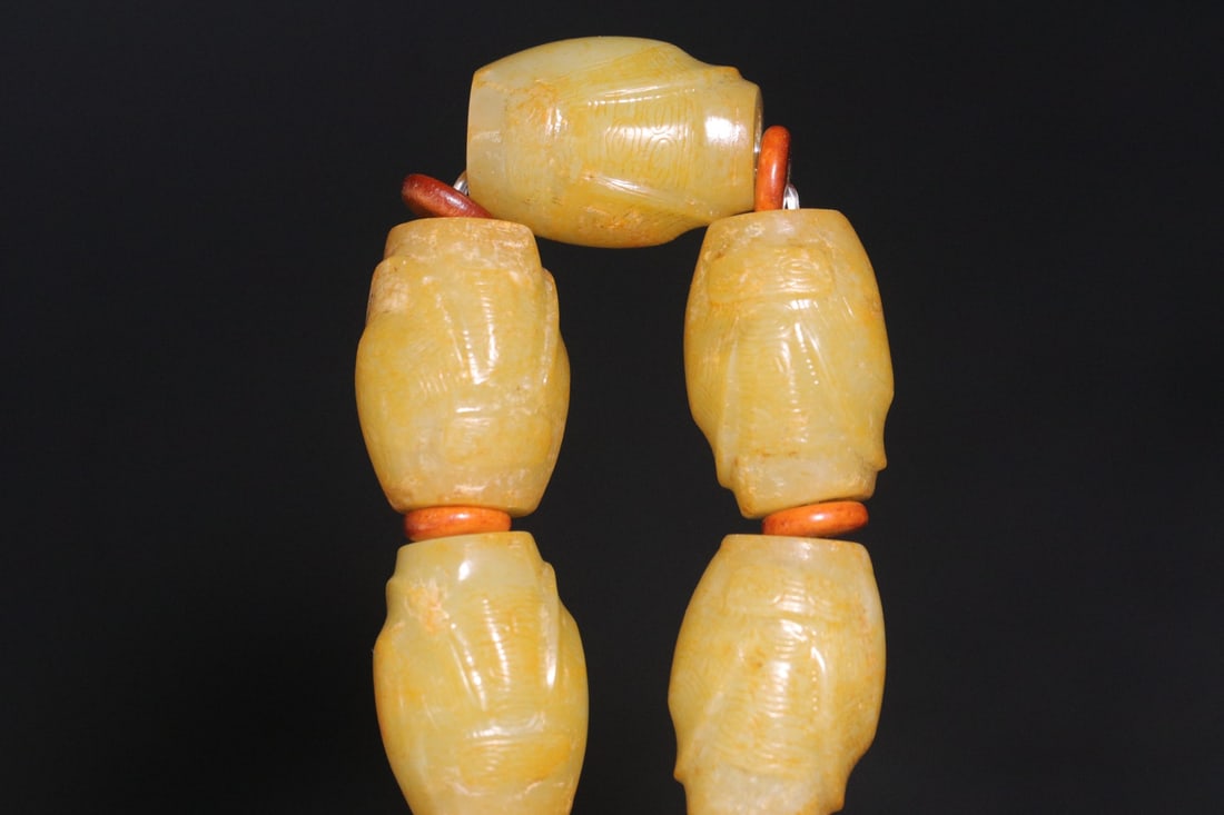 A Exquisite Gaogu Jade Bracelets - 8