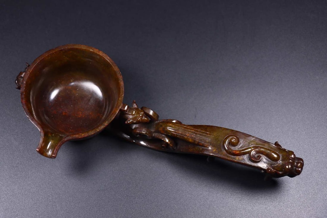 A Exquisite Hotan Jade Spoon - 6
