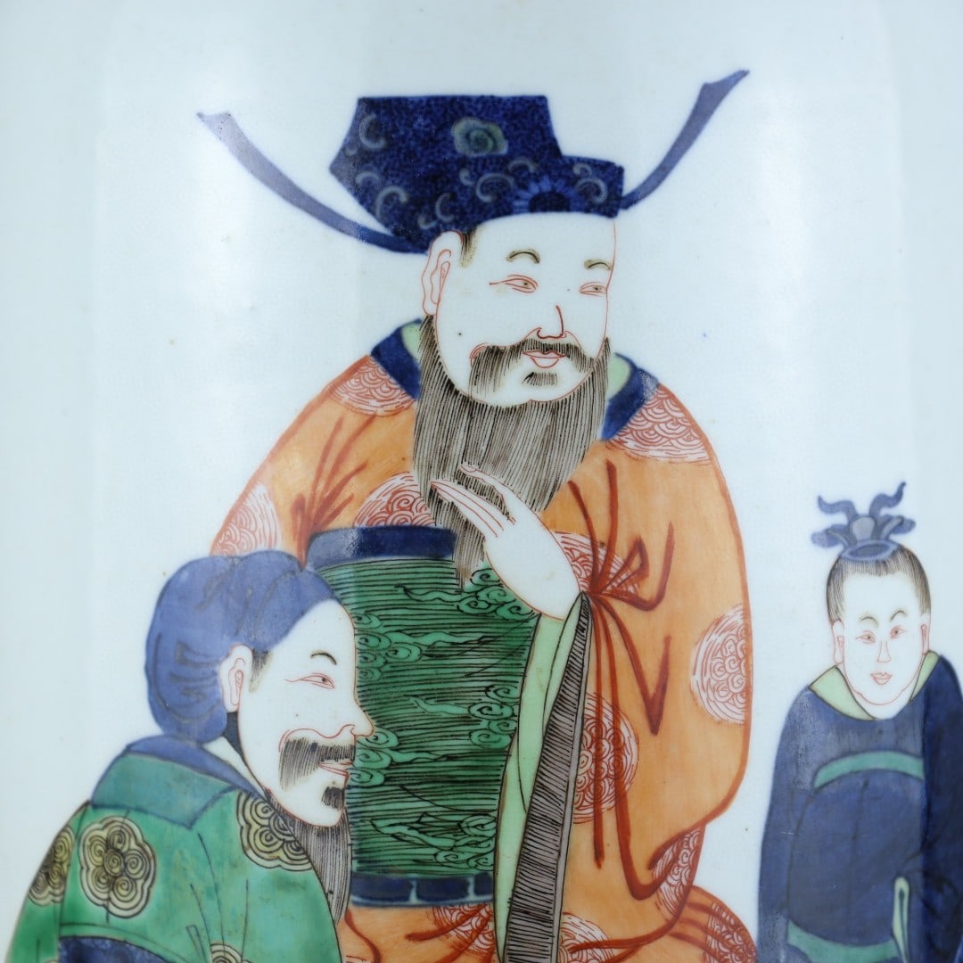 A Exquisite Doucai Figures Pattern Vase - 6