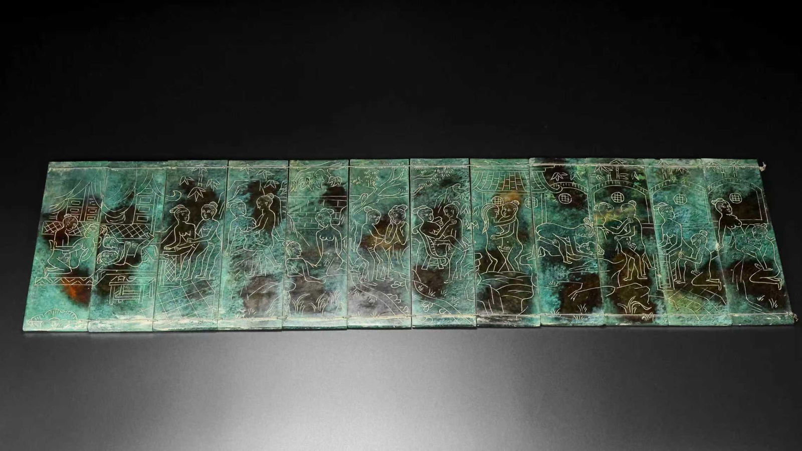 A Exquisite Hotan Jade Book - 2