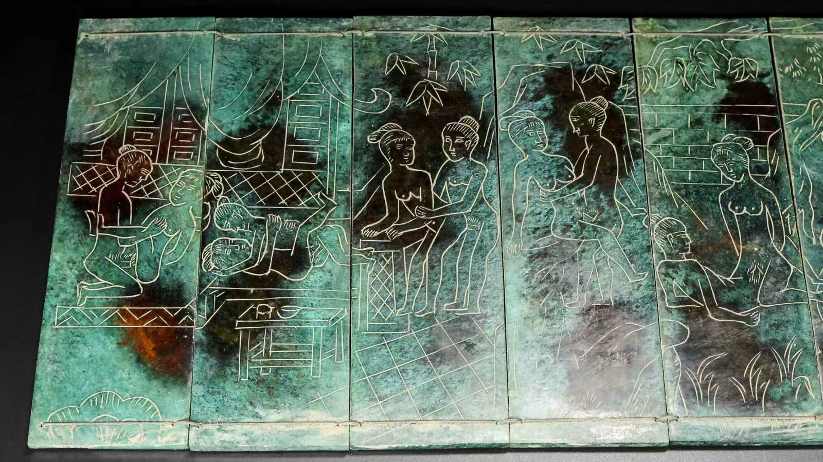 A Exquisite Hotan Jade Book - 3