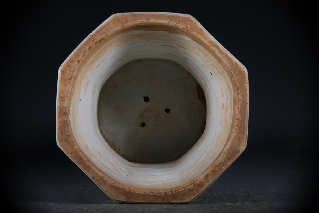 Doucai Flower Pattern Candlestick - 9