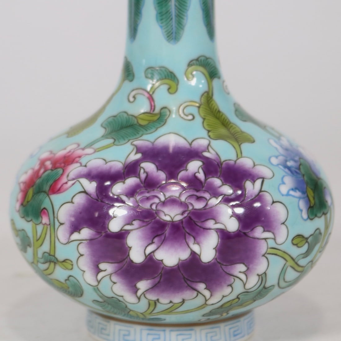 A Exquisite Turquoise-Glazed Lotus Pattern Vase - 8