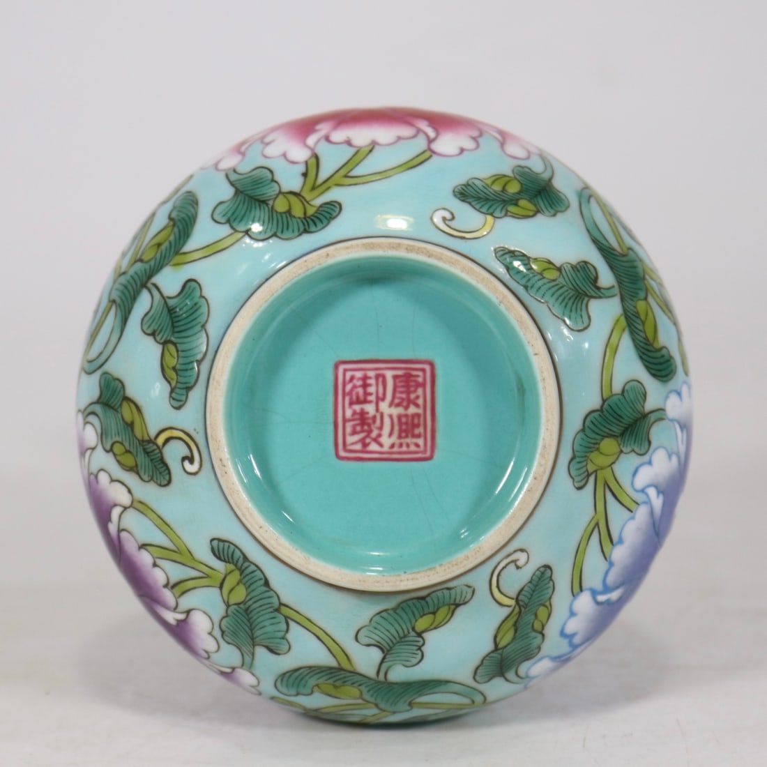 A Exquisite Turquoise-Glazed Lotus Pattern Vase - 9