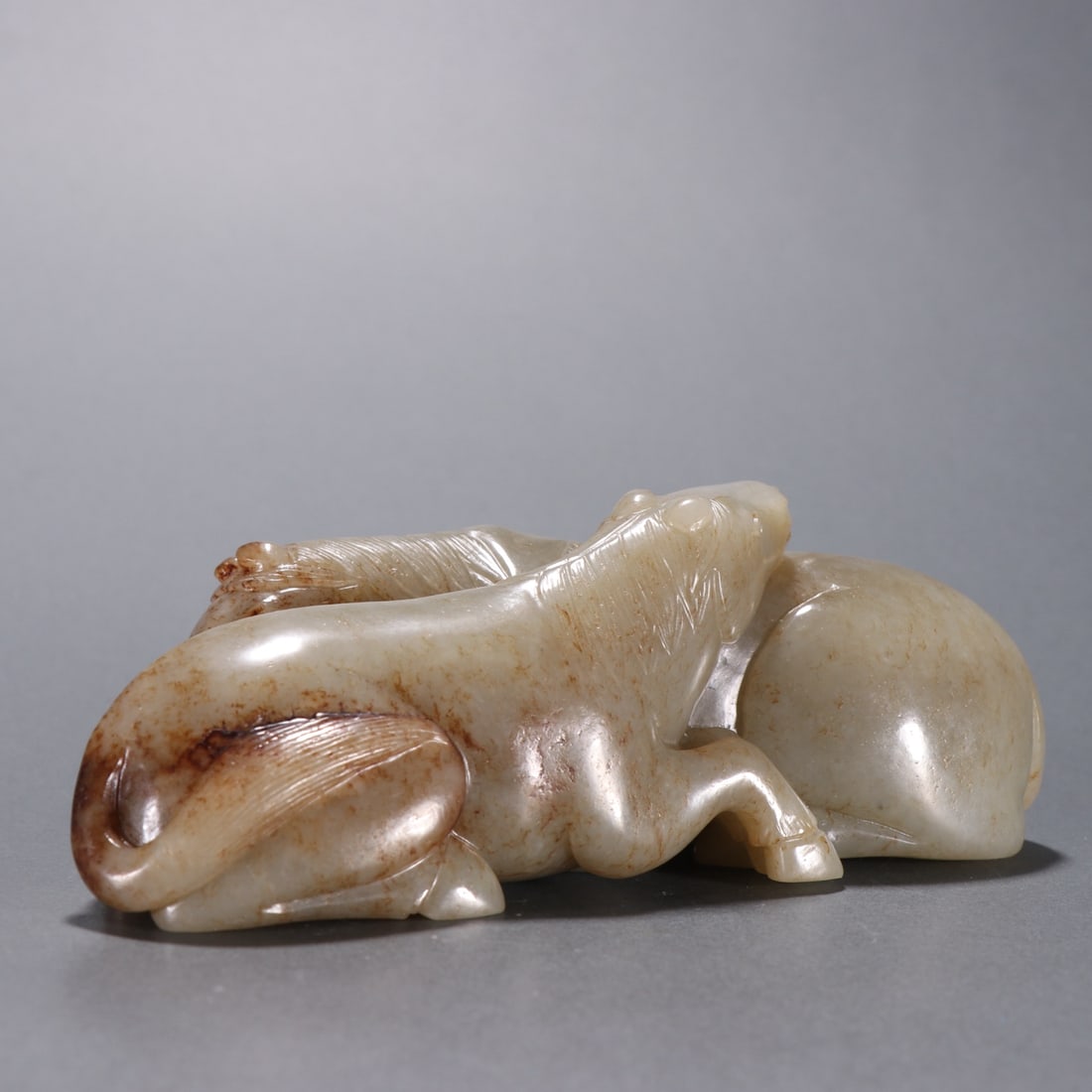 A Exquisite Hotan Jade Horse Ornament (1 of 9)