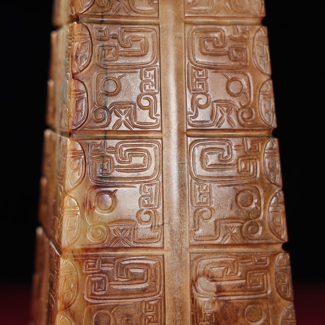 A Exquisite Hotan Jade Beast-Face Pattern Ornament - 7