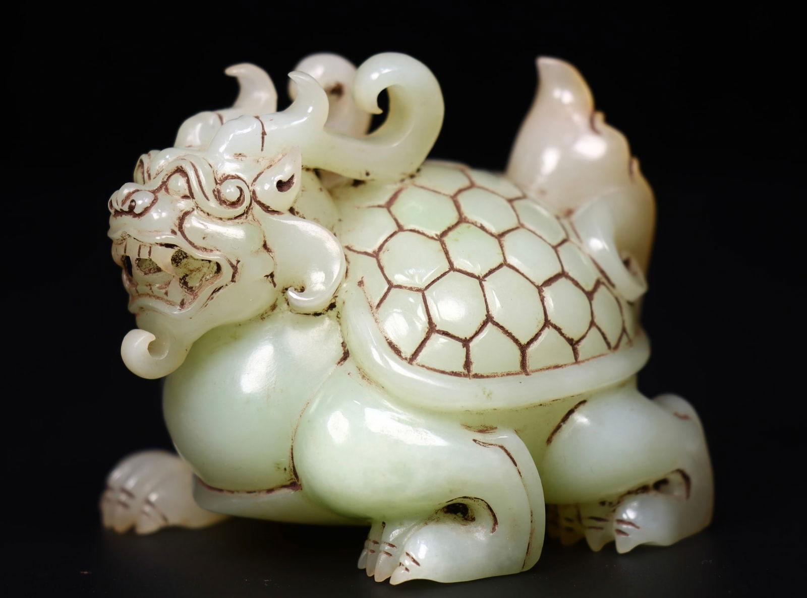 A Exquisite Hotan Jade tortoise Ornament - 2