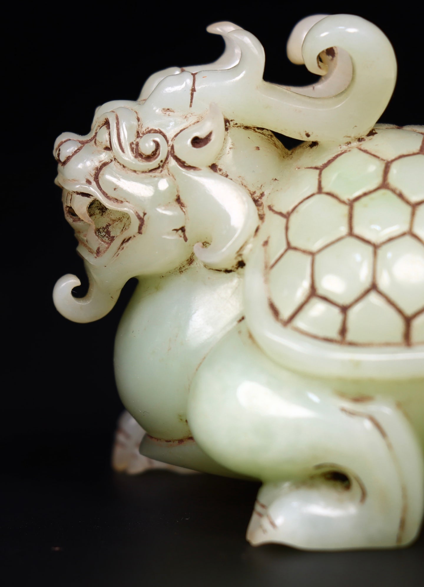 A Exquisite Hotan Jade tortoise Ornament - 4
