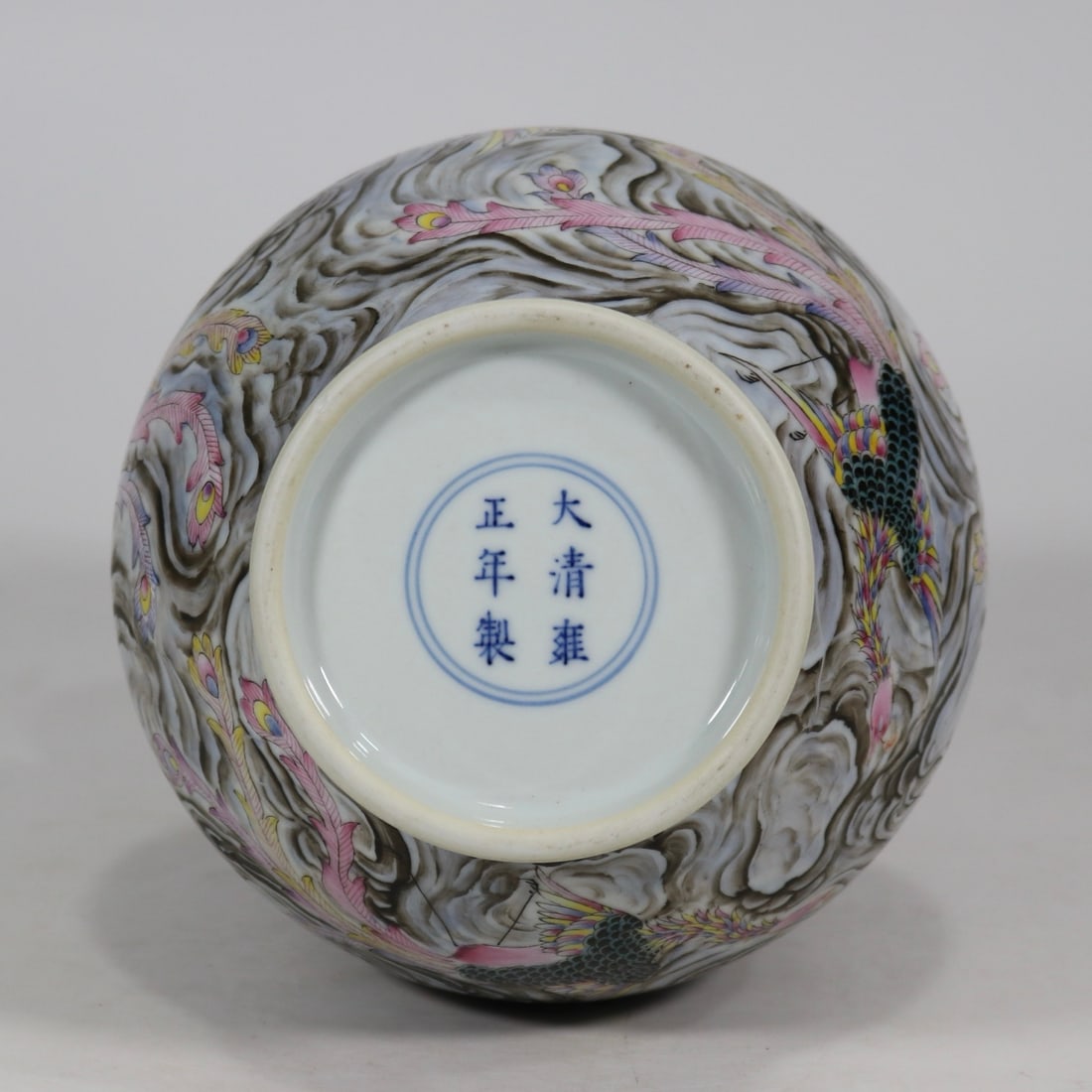 A Exquisite Famille-Rose Phoenix Pattern Gourd Vase - 9