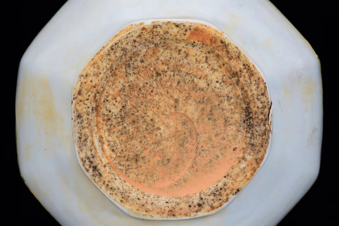 A Rare Fahua Glazed Phoenix Pattern Hexagonal Vase - 8