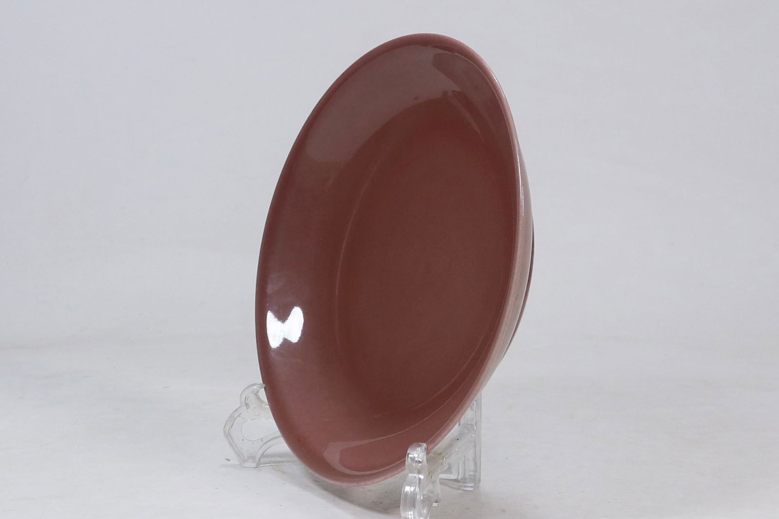 A Exquisite PeachBloom-Glazed Plate - 2