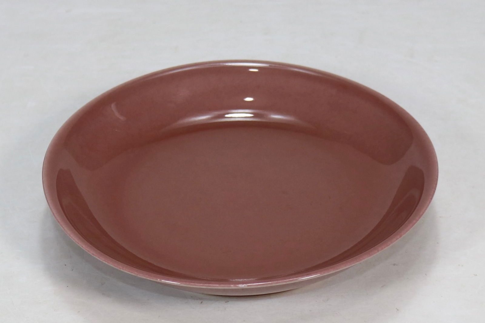 A Exquisite PeachBloom-Glazed Plate - 4