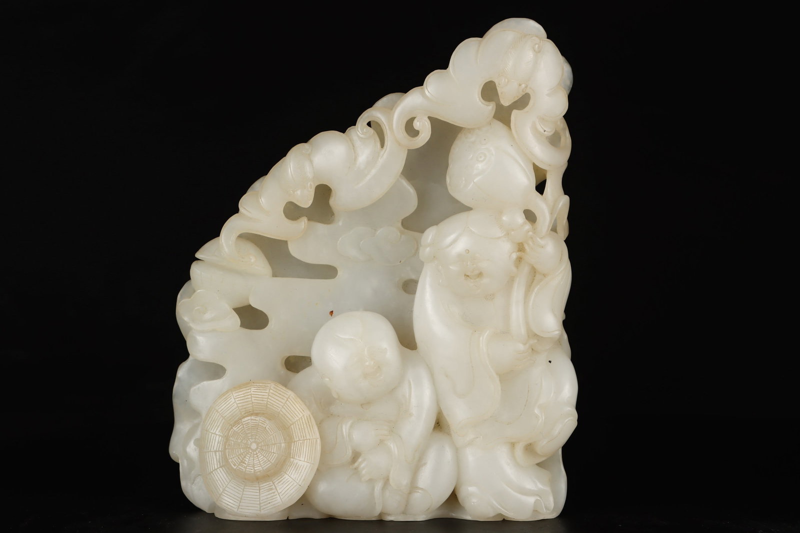 Hetian Jade Carved Human Figure Ornament (1 of 9)