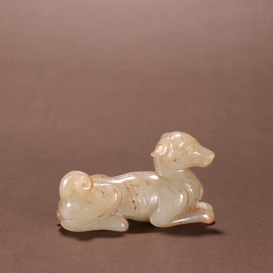 A Exquisite Hotan Jade Dog Ornament (1 of 9)