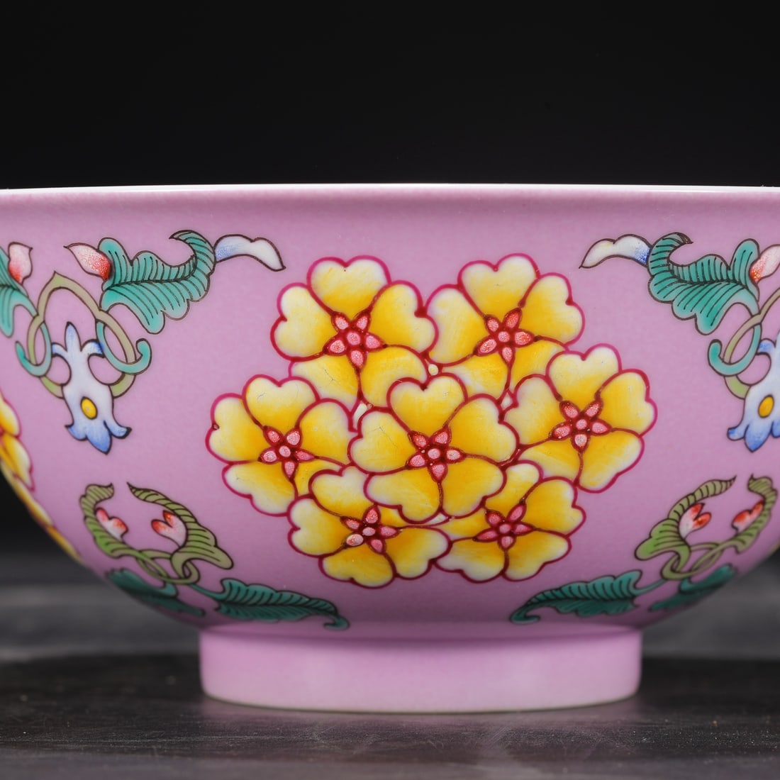 A Exquisite Enamel Flower Pattern Bowl - 3