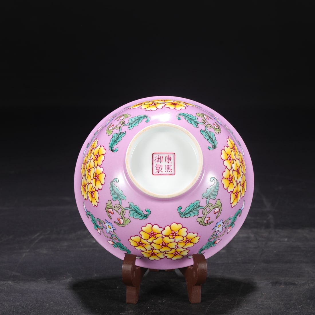 A Exquisite Enamel Flower Pattern Bowl - 8