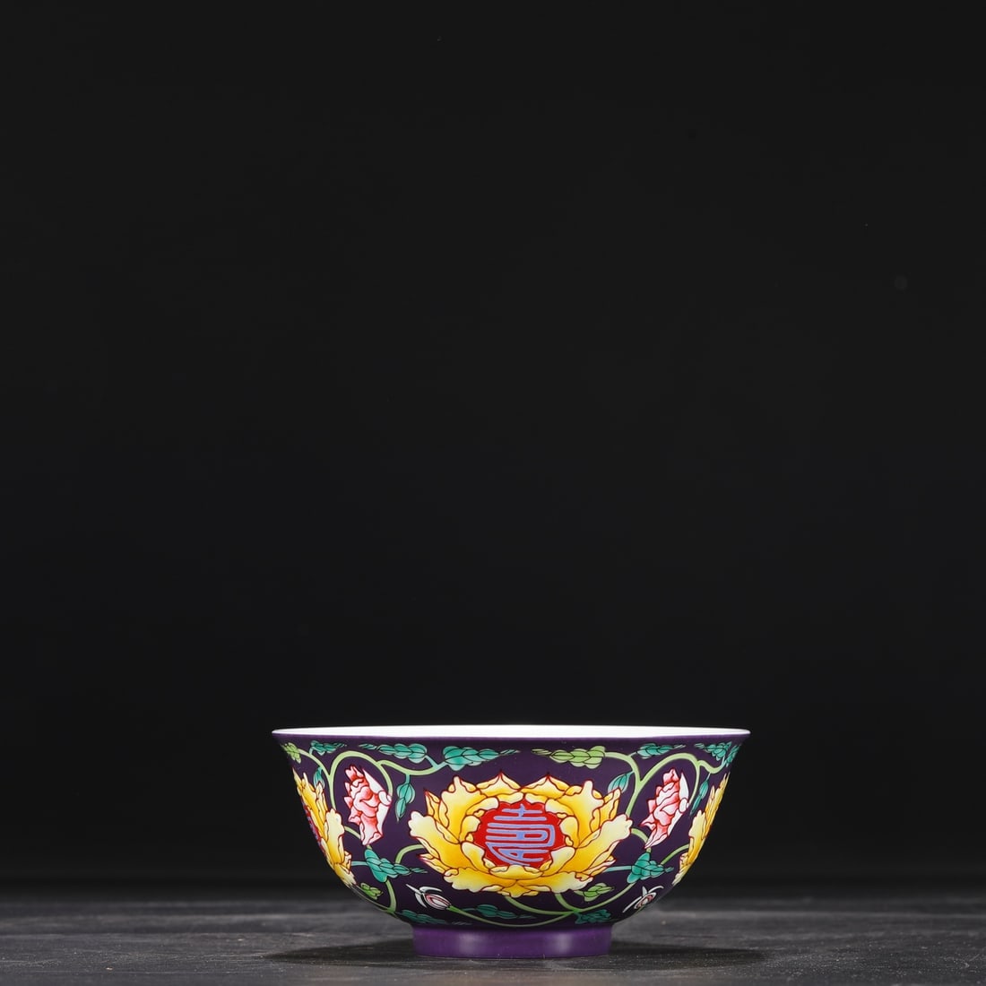 A Exquisite Enamel Flower Pattern Bowl - 2