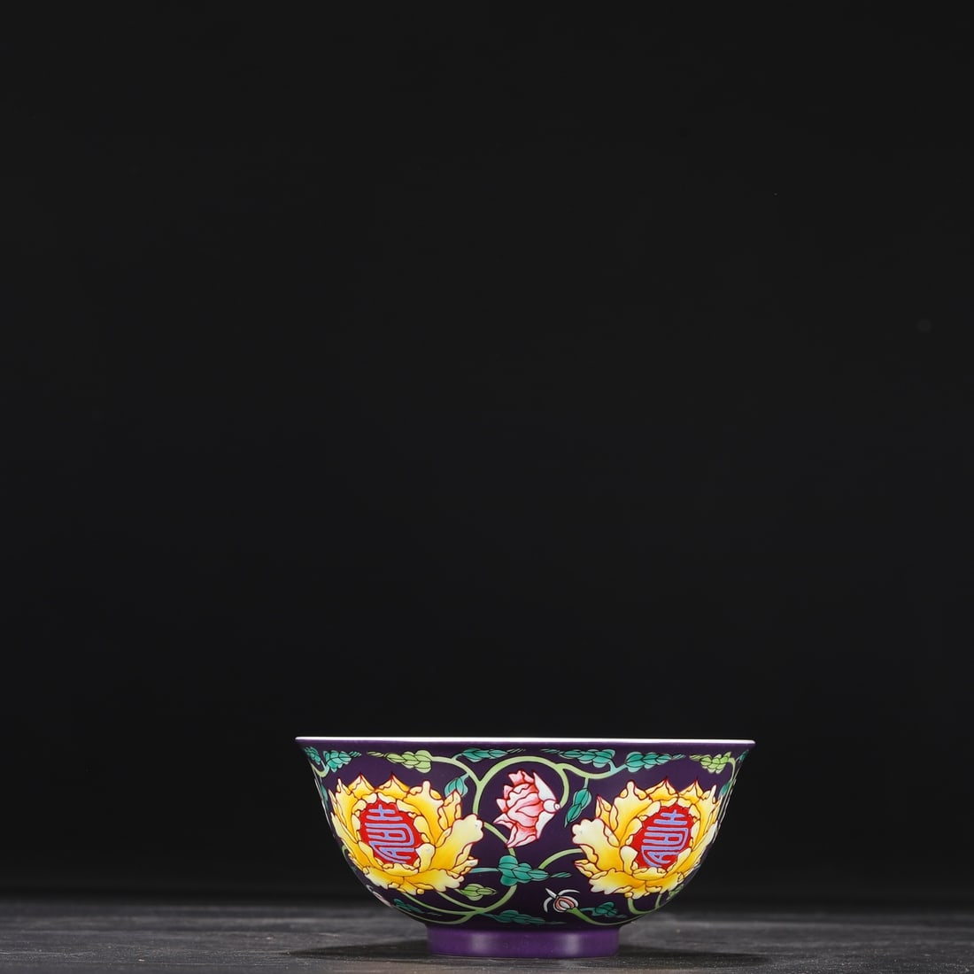 A Exquisite Enamel Flower Pattern Bowl - 6
