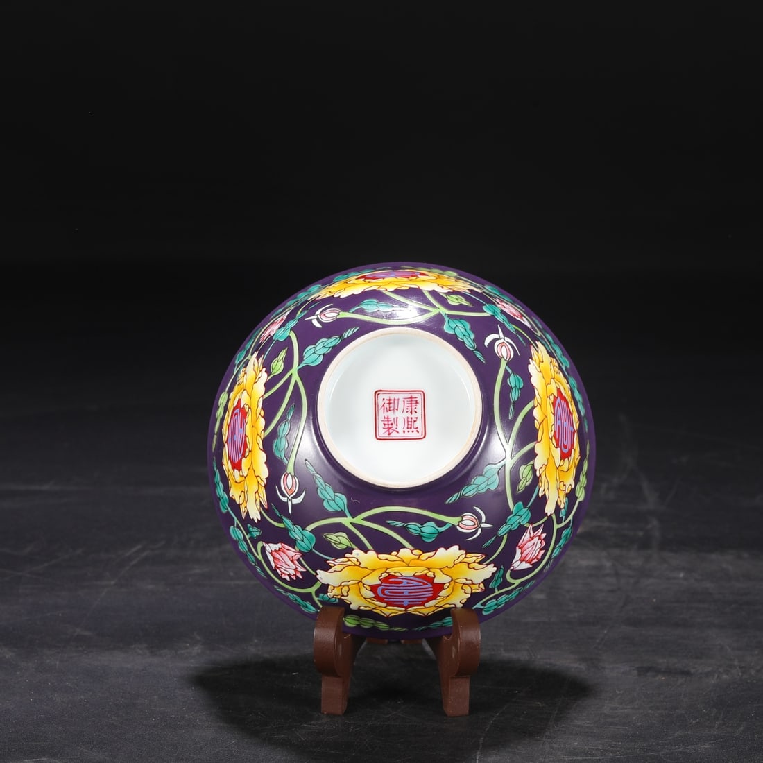 A Exquisite Enamel Flower Pattern Bowl - 8