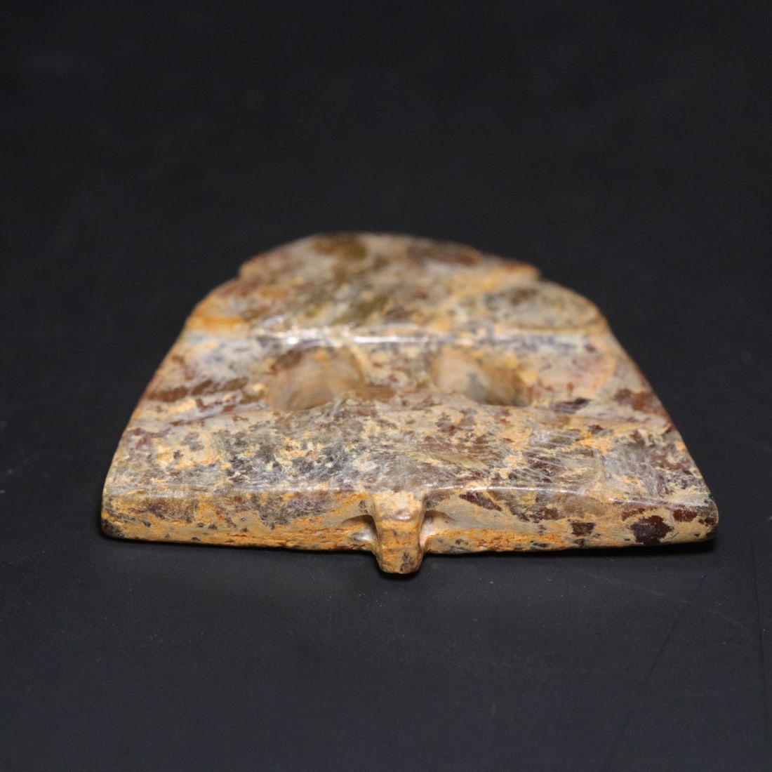 A Exquisite Gaogu Jade Beast-Face Pattern Plaque - 5