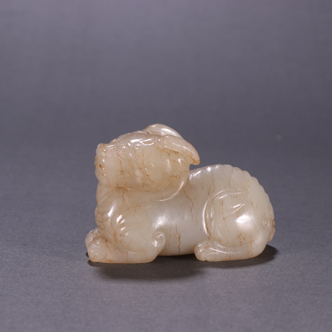 A Exquisite Hotan Jade Auspicious Beast Ornament (1 of 9)