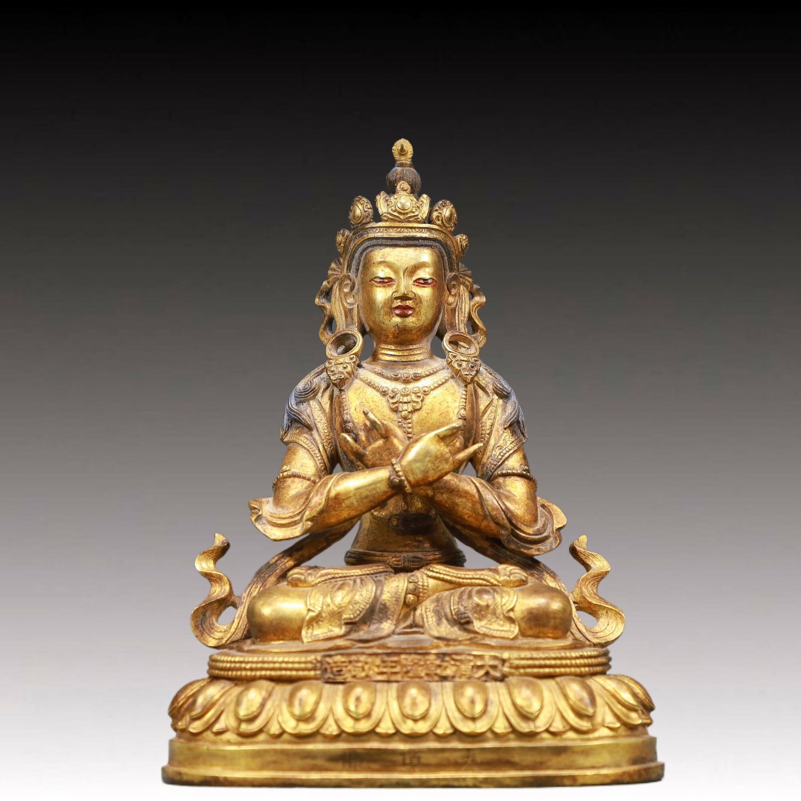 A Solemn Gilt Bronze Nine Buddha statues (1 of 5)
