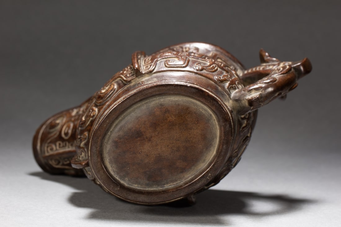 A Exquisite Eaglewood Goblet - 9