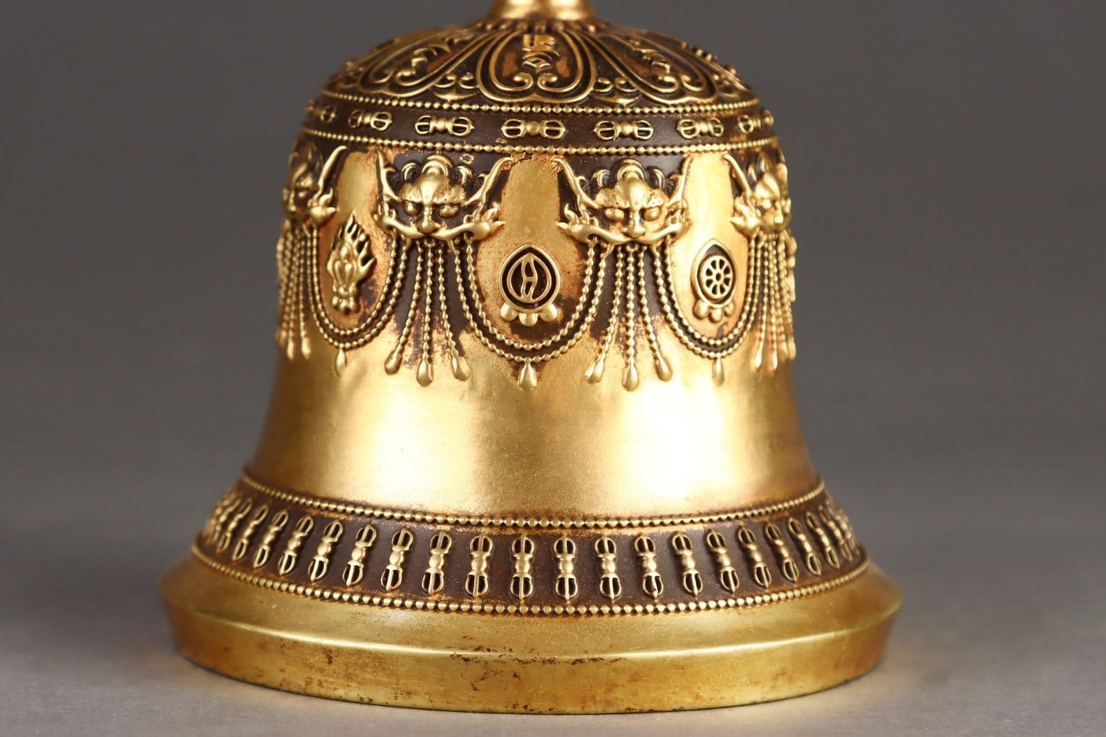 A Exquisite Gilt Bronze Vajra - 6