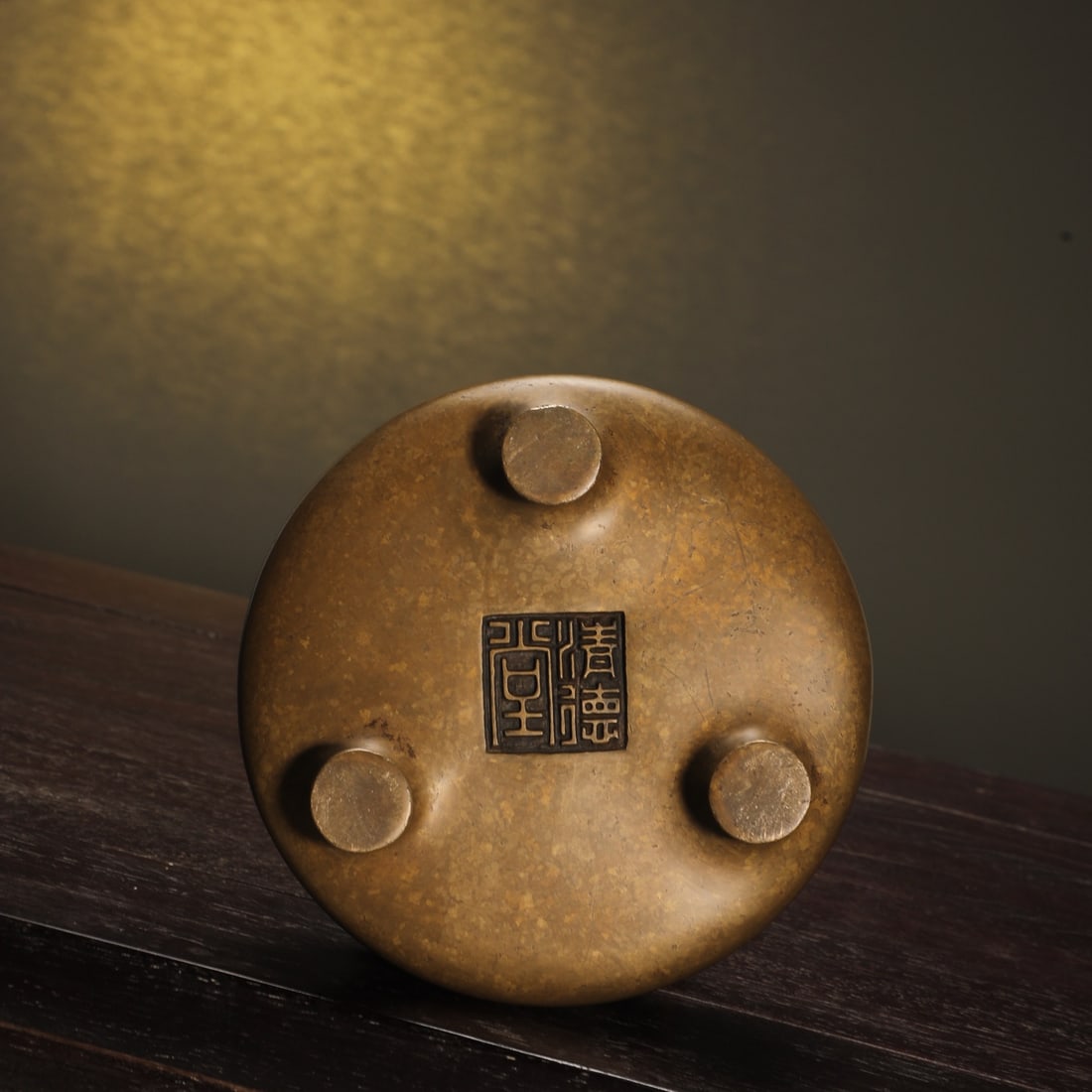 A Exquisite Coppery Tripod Censer - 6