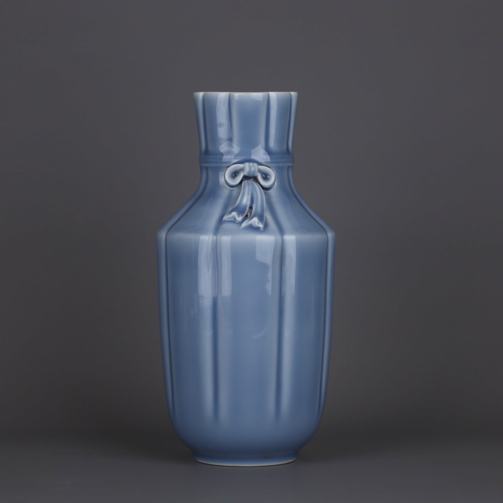 A Exquisite Sky Blue Glaze Vase (1 of 9)