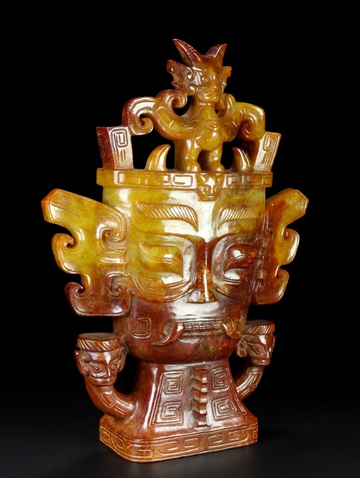 A Exquisite Hotan Jade Head - 4