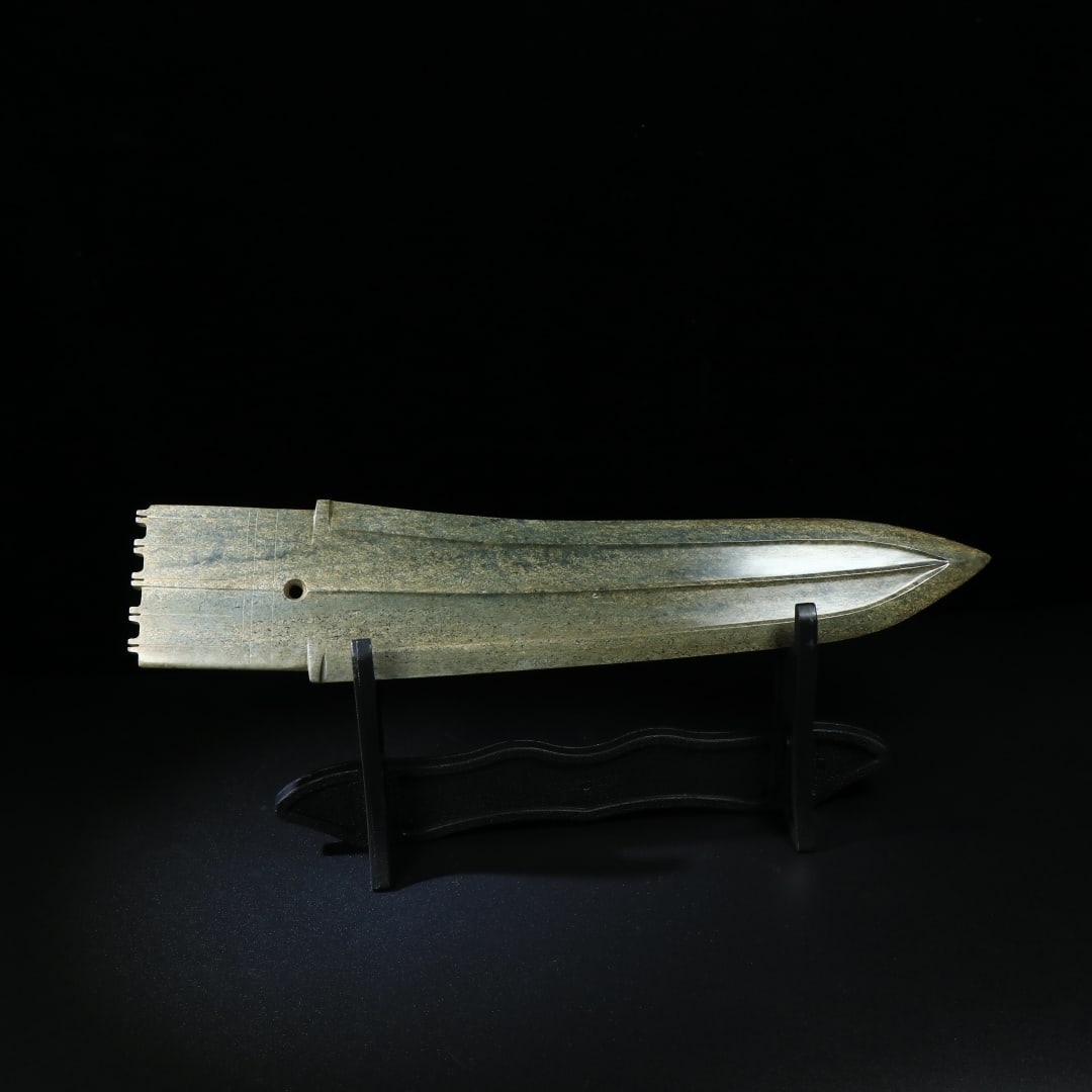 A Exquisite Hotan Jade Weapon (1 of 9)