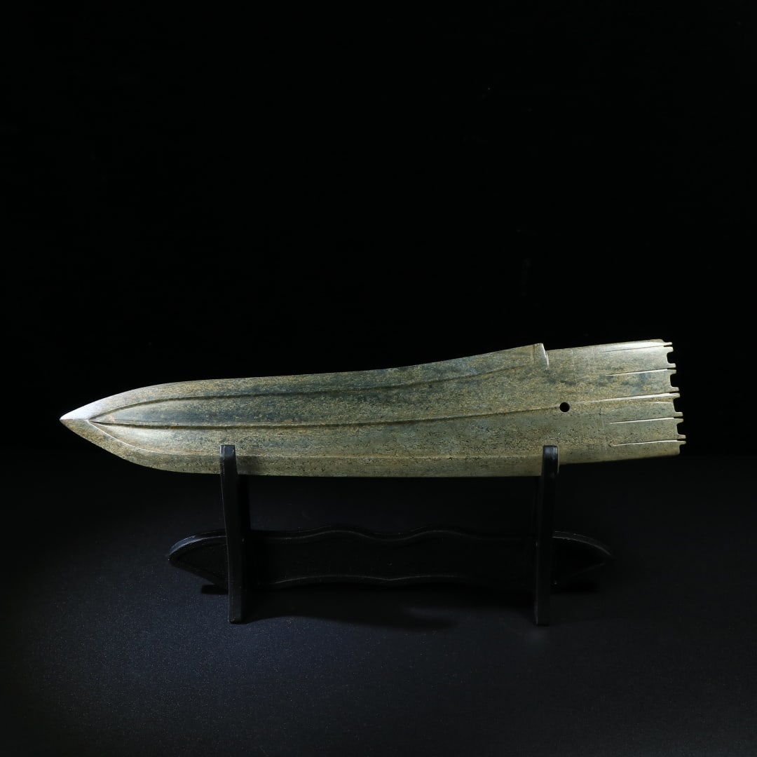 A Exquisite Hotan Jade Weapon - 2