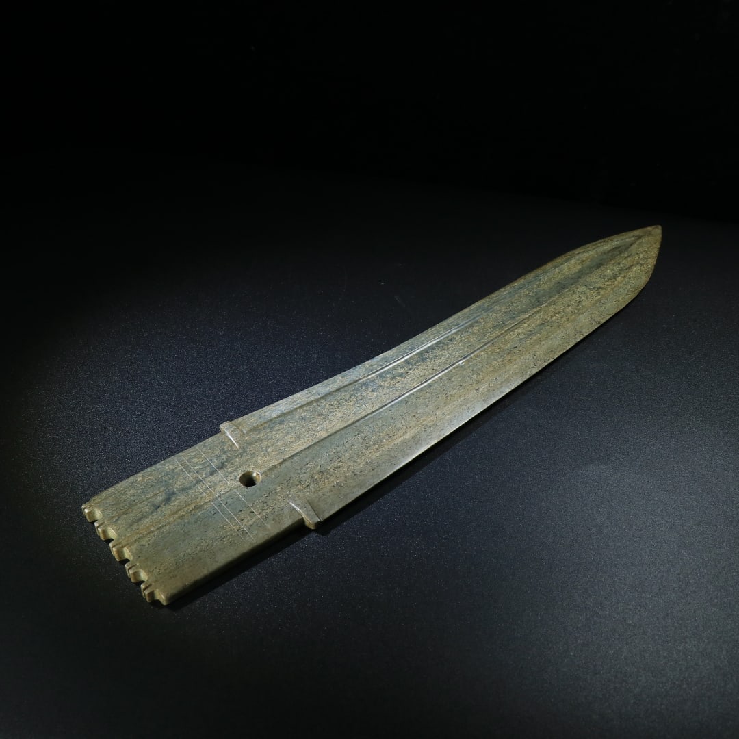A Exquisite Hotan Jade Weapon - 9
